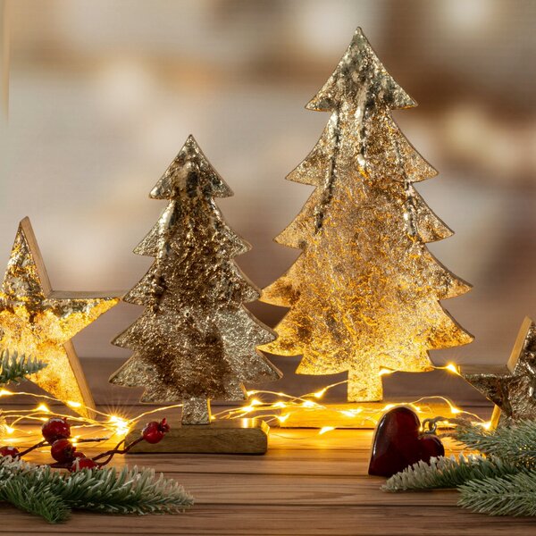 DEKORAČNÁ SOŠKA WOOD1 SADA 2KS 12X21 CM VIACFAREBNÁ