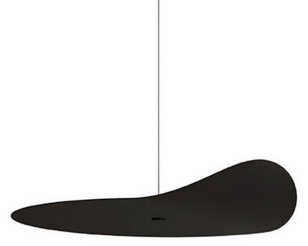 Stolové Lampa kdln, Flow Leaf, Čierna, Obývacia izba, Kov, Dizajnový