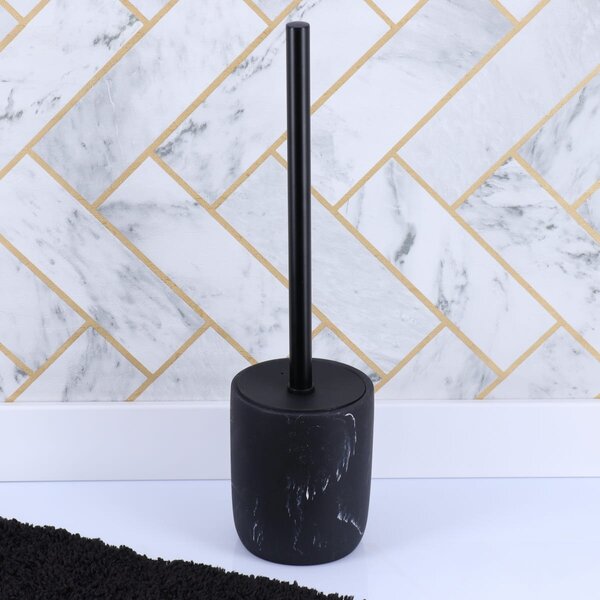 WC kefa Everist Black Marble, čierna