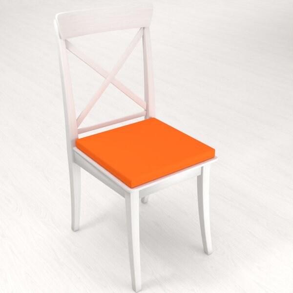 Biante Štvorcový podsedák Rongo RG-035 Oranžový - 38x38x3 cm