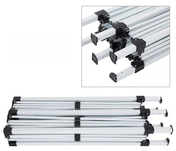 Záhradný altánok 3x6 m - béžový UV ochrana 50+