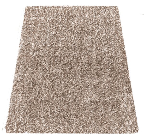DY Karamelový protišmykový shaggy koberec Camel Rozmer: 60x100 cm