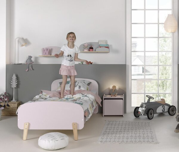 Detská posteľ Elssa 180x80- ružová