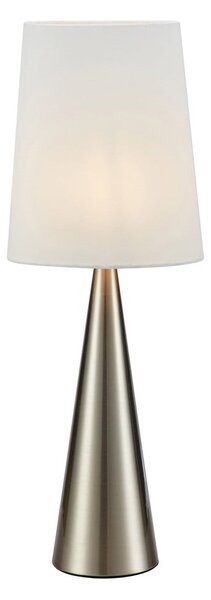 Stolová lampa v bielo-striebornej farbe (výška 64 cm) Conus - Markslöjd