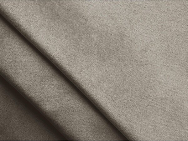 Taupe čalúnená dvojlôžková posteľ s úložným priestorom s roštom 180x200 cm Lemi – Makamii