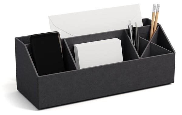 Kartónový organizér na písacie potreby Elisa Canvas Paper Laminate – Bigso
