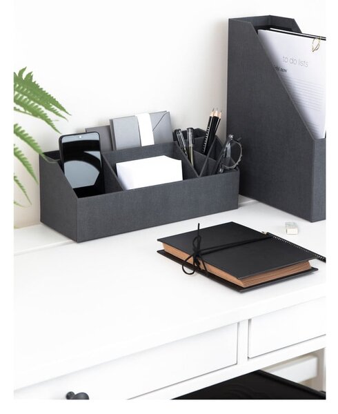 Kartónový organizér na písacie potreby Elisa Canvas Paper Laminate – Bigso