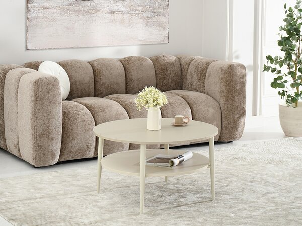 NovýNábytok.sk Konferenčný stolík Rogatoria (krémová). Akcia -11%. Vlastná spoľahlivá doprava až k Vám domov. 1137039