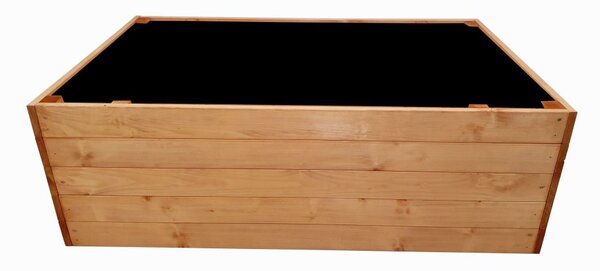 Drevený vyvýšený záhon COMFORT 125 × 78 × 41 cm, smrek