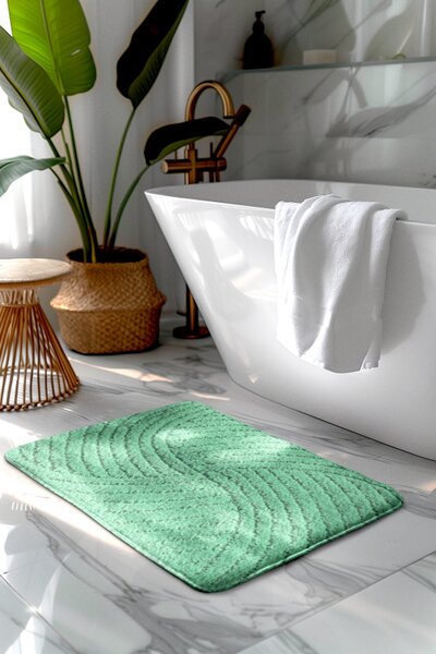 Kúpeľňová predložka zelená Comfort, 1 set