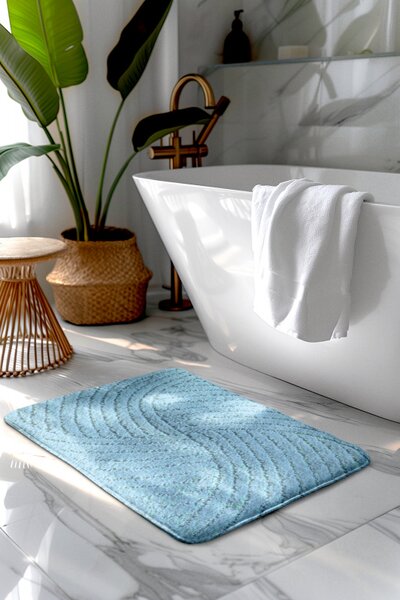 Kúpeľňová predložka svetlo modrá Comfort, 1 set
