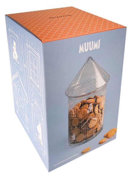 Muurla Sklenená dóza Moominhouse 30,5cm