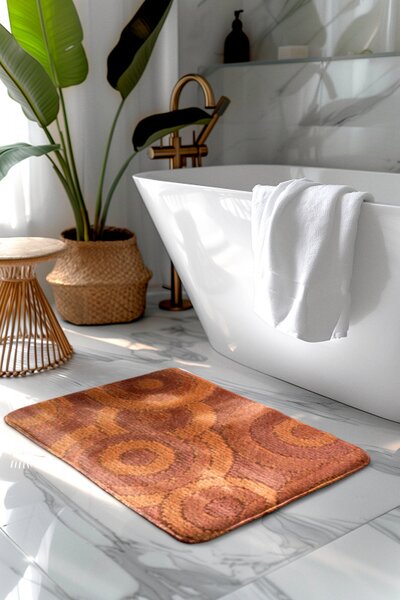 Kúpeľňová predložka oranžová CLC Comfort,2 set
