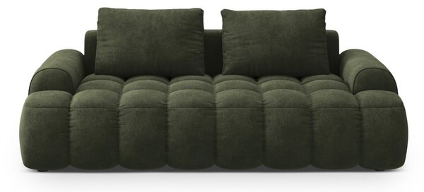 Zelená zamatová pohovka 200 cm Linz – Cosmopolitan Design