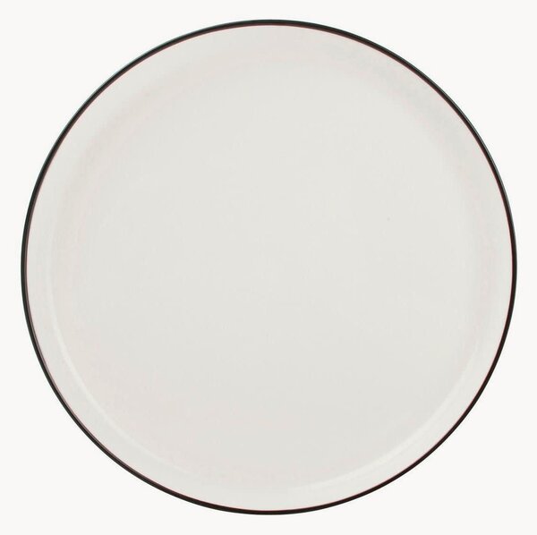 Porcelánové plytké taniere Base, 4 ks