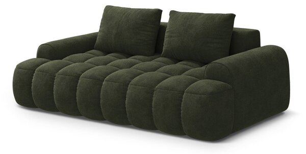 Zelená zamatová pohovka 200 cm Linz – Cosmopolitan Design