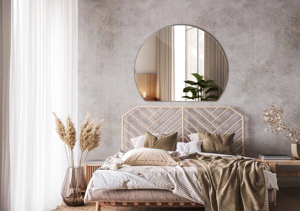 Zrkadlomat.sk Zrkadlo s vyrezanou stranou bez rámu Zrkadlo s vyrezanou stranou bez rámu 63x70 cm low-63x70-00000000