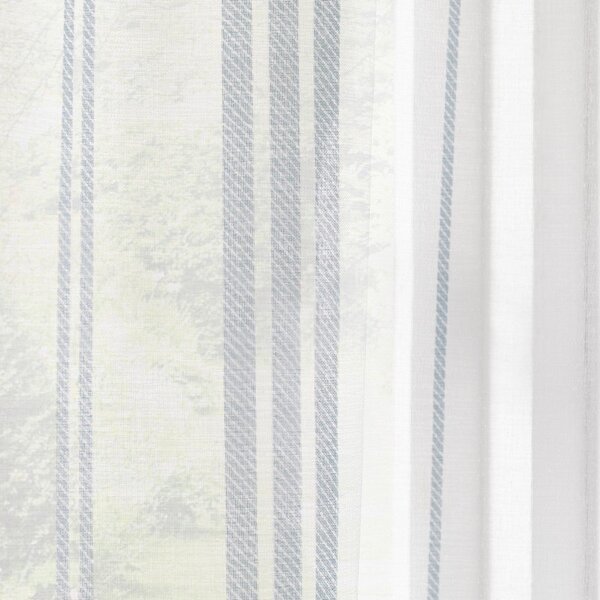 Biela voálová záclona 140x229 cm Harbour Stripe – Catherine Lansfield