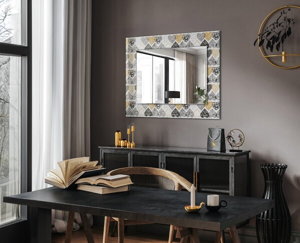 Zrkadlomat.sk Zrkadlo rám s potlačou Zrkadlo rám s potlačou Farebné srdcia lpp-00020913