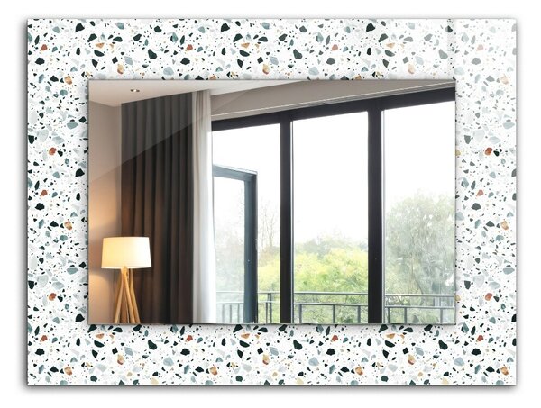 Zrkadlomat.sk Zrkadlo s potlačeným rámom Zrkadlo s potlačeným rámom Mozaikový vzor terrazzo lpp-00020960