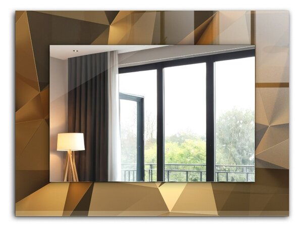 Zrkadlomat.sk Zrkadlo rám s potlačou Zrkadlo rám s potlačou Geometrické tvary lpp-00030950