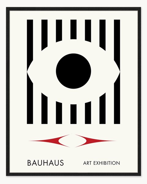 Nástenná dekorácia v ráme Bauhaus Art Exhibition