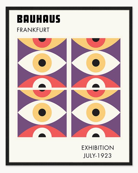 Nástenná dekorácia v ráme Bauhaus Frankfurt Exhibition