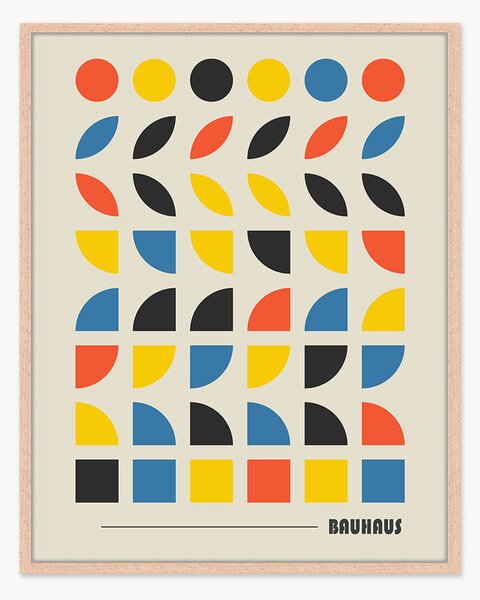 Nástenná dekorácia v ráme Bauhaus Pieces