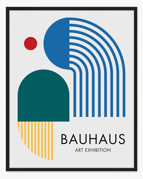 Nástenná dekorácia v ráme Bauhaus Art Exhibition
