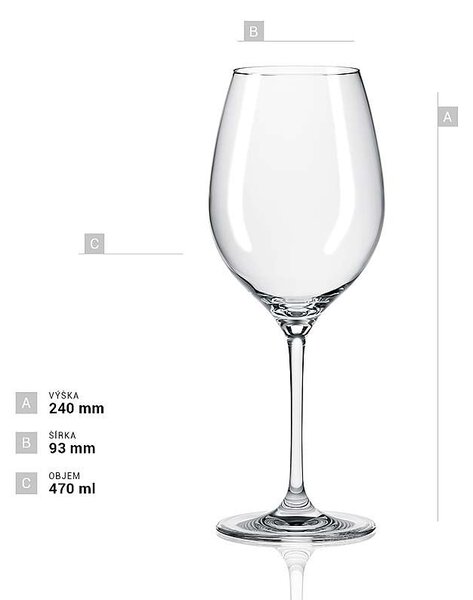 Rona poháre na víno CELEBRATION 470 ml 6 ks