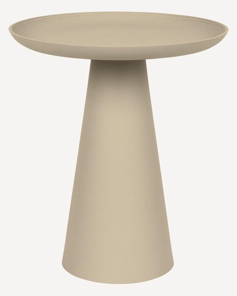 Okrúhly kovový pomocný stolík Ringar