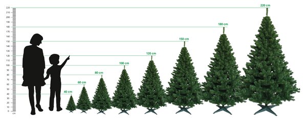 JAKS Vianočný stromček zelená jedľa 80 cm