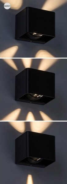 Rabalux 77168 - LED Vonkajšie nástenné svietidlo HALLSTATT LED/10W/230V IP54 čierna