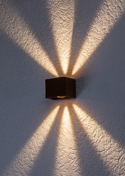 Rabalux 77169 - LED Vonkajšie nástenné svietidlo HALLSTATT LED/10W/230V IP54 hnedá