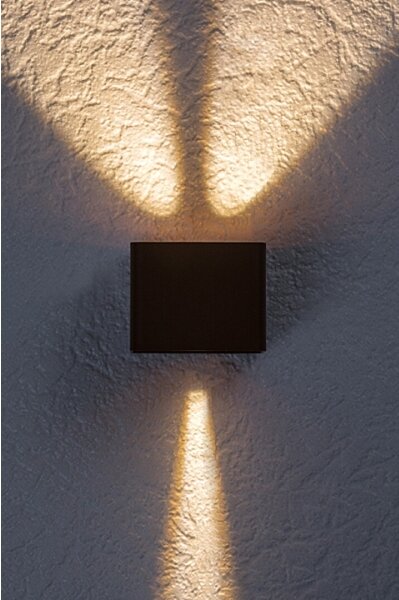 Rabalux 77169 - LED Vonkajšie nástenné svietidlo HALLSTATT LED/10W/230V IP54 hnedá