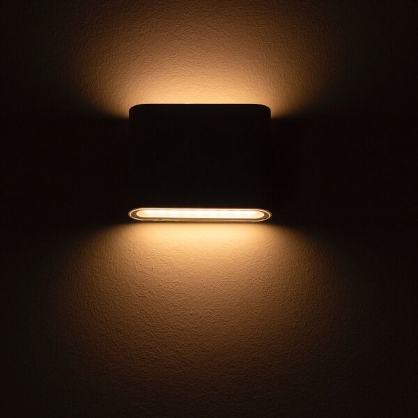 Zuma Line SJ22621- LED Vonkajšie nástenné svietidlo SHADOW LED/12W/230V IP65 čierna