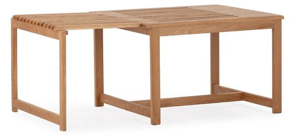 Konferenčný stolík z dubového dreva v prírodnej farbe 60x70 cm Unai – MOME