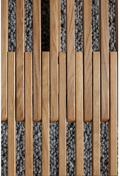 Konferenčný stolík z dubového dreva v prírodnej farbe 60x70 cm Unai – MOME