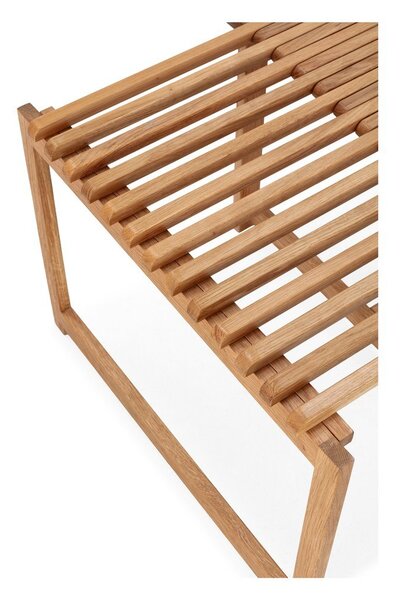 Konferenčný stolík z dubového dreva v prírodnej farbe 60x70 cm Unai – MOME