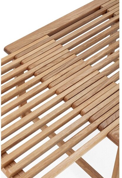 Konferenčný stolík z dubového dreva v prírodnej farbe 60x70 cm Unai – MOME