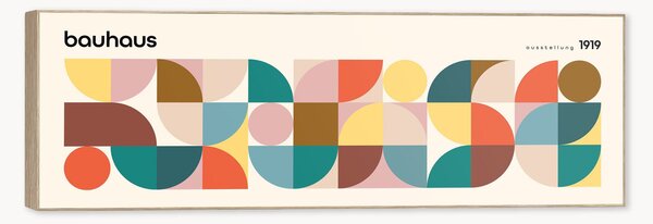 Nástenná dekorácia v ráme Bauhaus