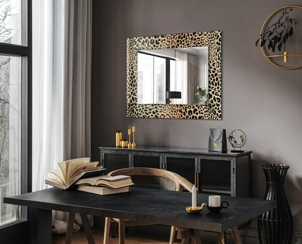 Zrkadlomat.sk Zrkadlo s motívom Zrkadlo s motívom Leopardia potlač lpp-00277297