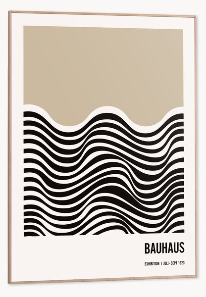 Nástenná dekorácia v ráme Bauhaus
