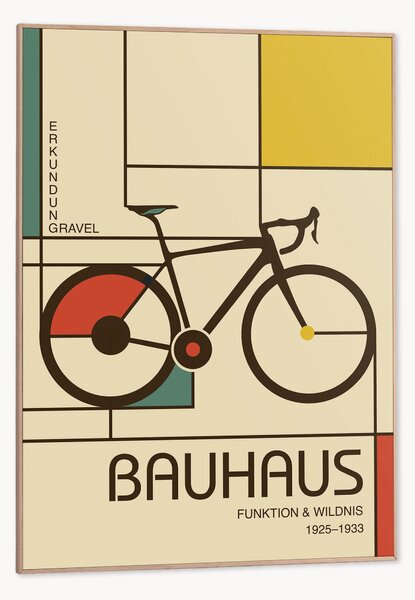Nástenná dekorácia v ráme Bauhaus