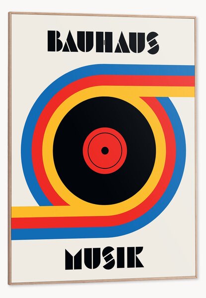 Nástenná dekorácia v ráme Bauhaus