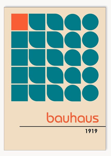 Plagát Bauhaus 1919