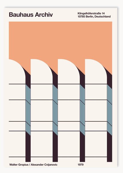 Plagát Bauhaus Archiv