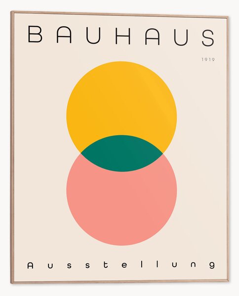 Nástenná dekorácia v ráme Bauhaus