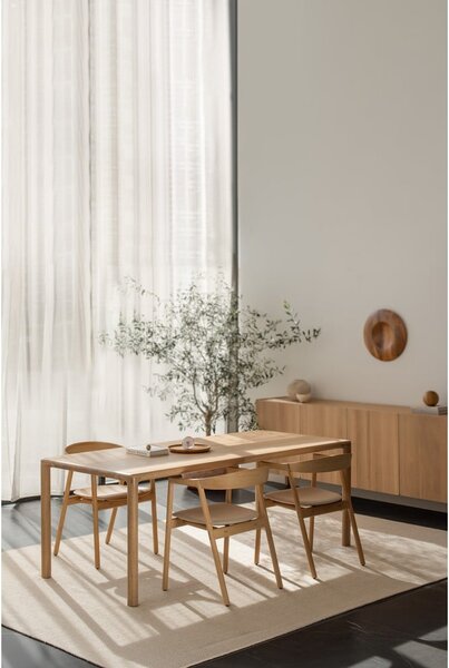 Jedálenský stôl z dubového dreva 90x200 cm Derven – Gazzda