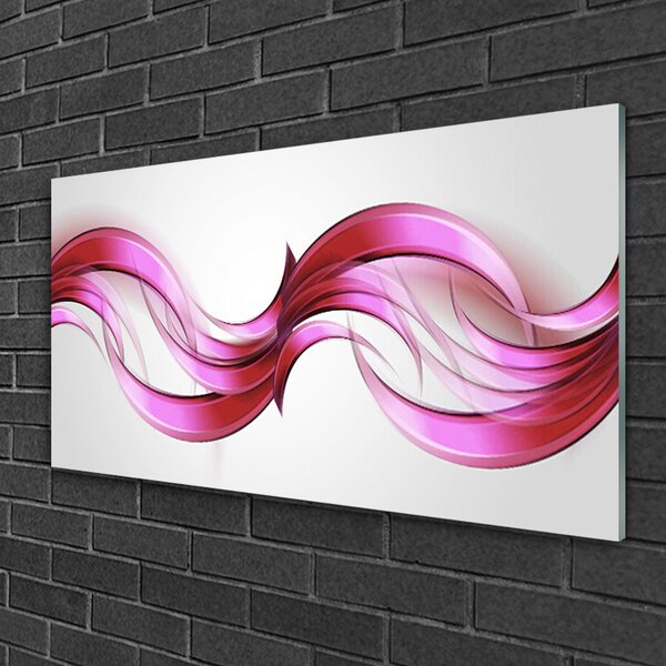 Skleneny obraz Abstrakcia vlny art umenie 100x50 cm 2 Prívesky